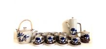 Service thé café en grès Japon 12 pièces 
