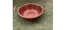 Bassine à confiture en cuivre 29cm