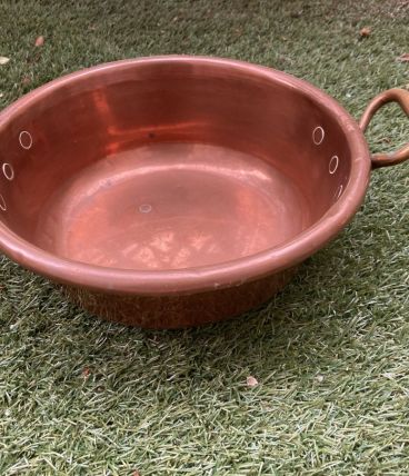 Bassine à confiture en cuivre 29cm