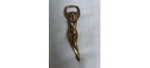 Décapsuleur ouvre-bouteille corps de femme en bronze