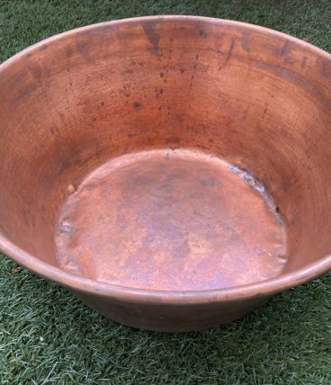 Bassine à confiture en cuivre 37cm
