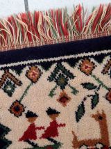 Tapis vintage Suédois Scandinave, 1C908