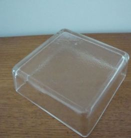 Vide poche cendrier pavé de verre
