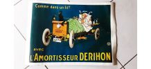 Poster publicitaire "amortisseurs DERIHON" Rep. 1992