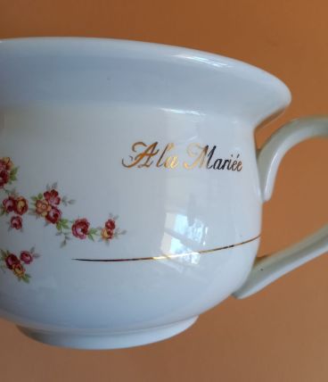 Pot de chambre humoristique vintage