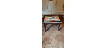  Table basse formica, vintage, unique