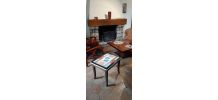  Table basse formica, vintage, unique