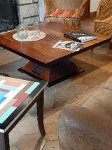  Table basse formica, vintage, unique