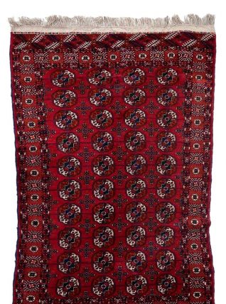 Tapis vintage Turkmène Tekke fait main, 1C912