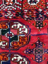 Tapis vintage Turkmène Tekke fait main, 1C912
