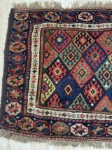 Tapis ancien Persan Kurdish fait main, 1B930
