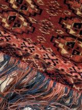 Tapis ancien Turkmène Tekke fait main, 1B931