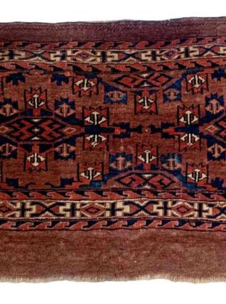 Tapis ancien Turkmène Yomud fait main, 1B932