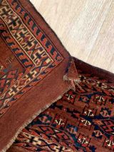 Tapis ancien Turkmène Yomud fait main, 1B932
