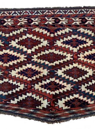 Tapis ancien Turkmène Asmalik fait main, 1B933