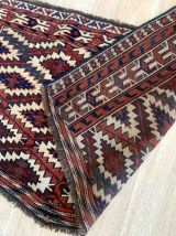 Tapis ancien Turkmène Asmalik fait main, 1B933