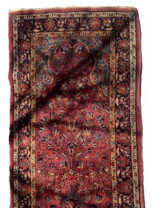 Tapis ancien Persan Sarouk fait main, 1B935