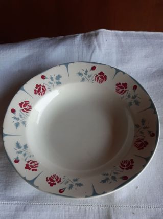 Assiette Sarreguemines 