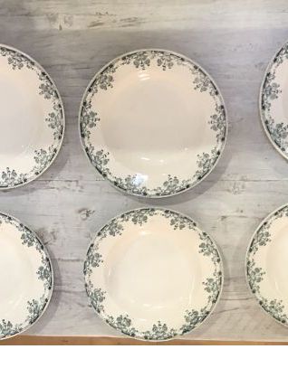 Assiettes creuses Sarreguemines
