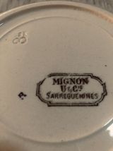Assiettes creuses Sarreguemines