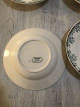 Assiettes creuses Sarreguemines