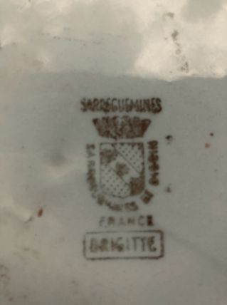Assiettes Brigitte Sarreguemines