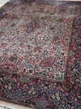 Tapis ancien Persan Kerman fait main, 1C915
