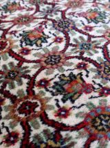 Tapis vintage Indien Mahal fait main, 1C918