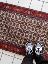 Tapis vintage Indien Mahal fait main, 1C918
