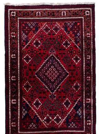 Tapis vintage Persan Hamadan fait main, 1C920