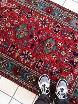 Tapis vintage Persan Tabriz fait main, 1C925
