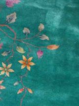 Tapis ancien Chinois Art Deco fait main, 1B462