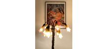 Lily Pond Tiffany style lampadaire et 2 lampes murales