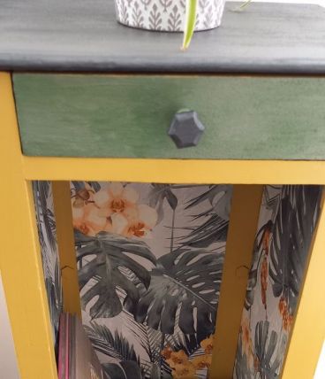 Chevet vintage relooké