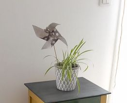 Chevet vintage relooké