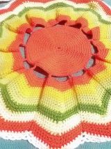 lot  de 3 napperonds au crochet, vintage