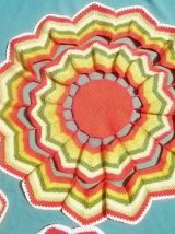 lot  de 3 napperonds au crochet, vintage