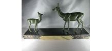 CHIPARUS Demeter (1886-1947) "Biche et faon"