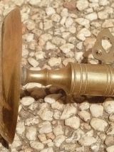 bougeoir  a curseur  , laiton vintage