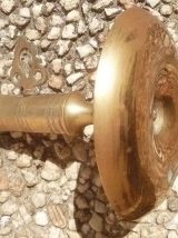 bougeoir  a curseur  , laiton vintage