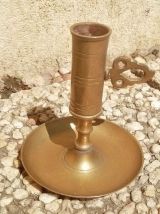 bougeoir  a curseur  , laiton vintage