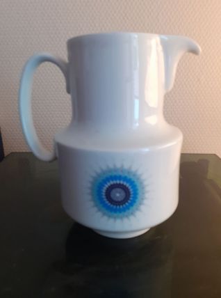 Pichet porcelaine du Berry. Années 70. Vintage 