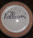Poterie de Vallauris signee