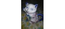Théière chat chinoise 