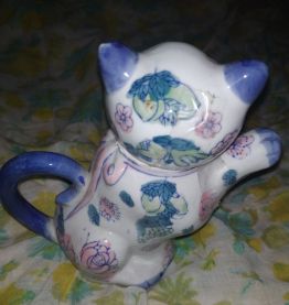 Théière chat chinoise 