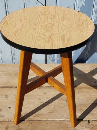 Table basse ronde en formica