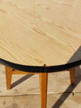 Table basse ronde en formica