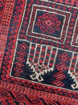 Tapis vintage Afghan Baluch fait main, 1C929