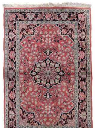 Tapis vintage Persan Tabriz Kashmir fait main, 1C932
