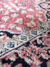Tapis vintage Persan Tabriz Kashmir fait main, 1C932